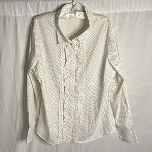 Tommy Hilfiger Ruffled Blouse, size XL